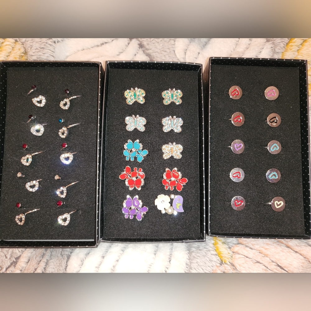 Paparazzi girly resizable rings